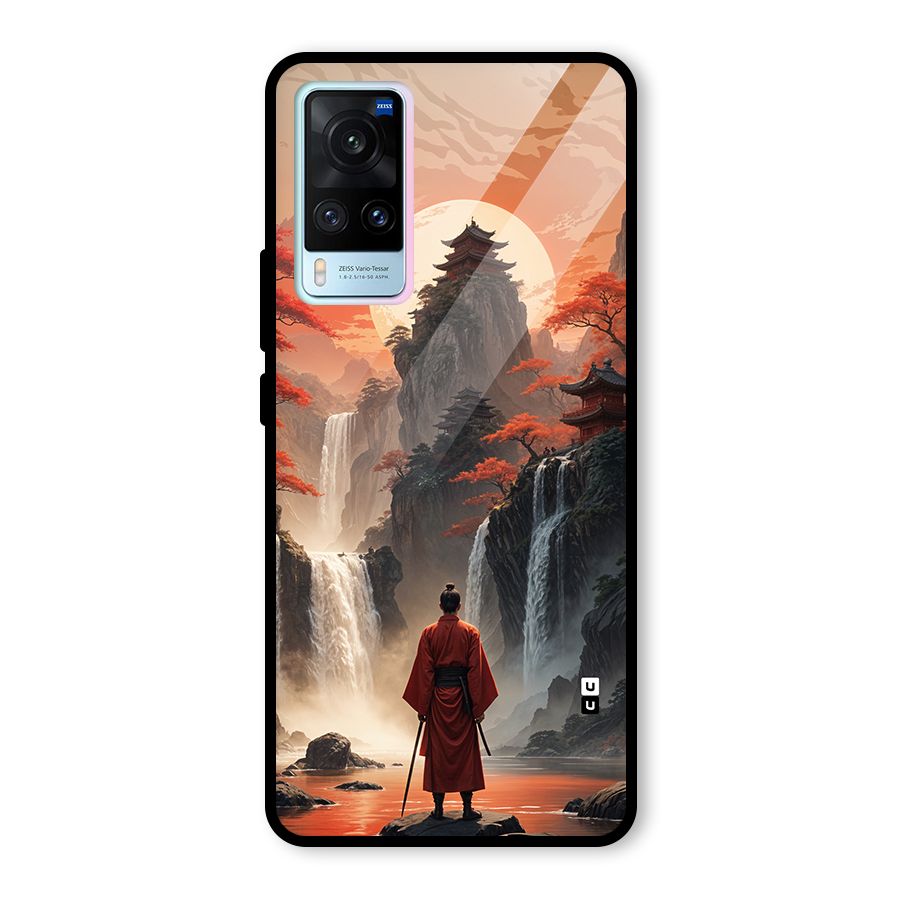 Ancient Waterfall Glass Back Case for Vivo X60