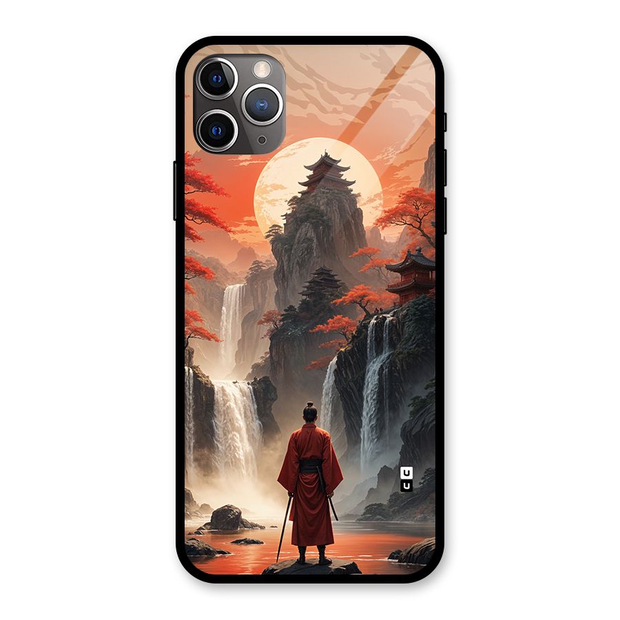 Ancient Waterfall Glass Back Case for iPhone 11 Pro Max