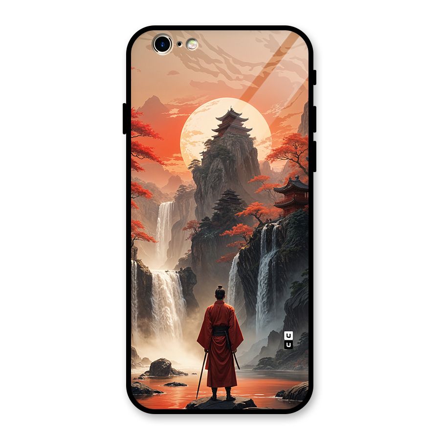 Ancient Waterfall Glass Back Case for iPhone 6 6S