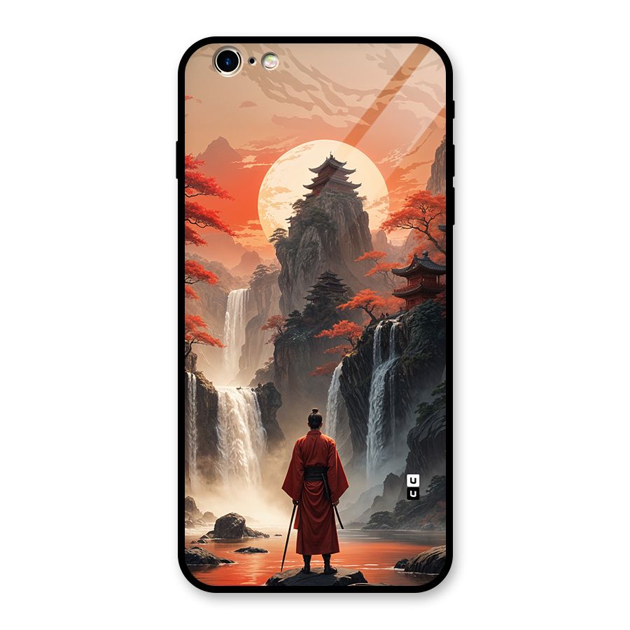 Ancient Waterfall Glass Back Case for iPhone 6 Plus 6S Plus