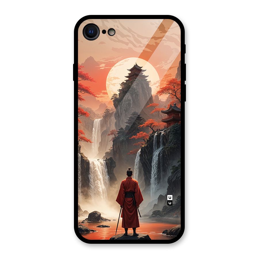 Ancient Waterfall Glass Back Case for iPhone 7