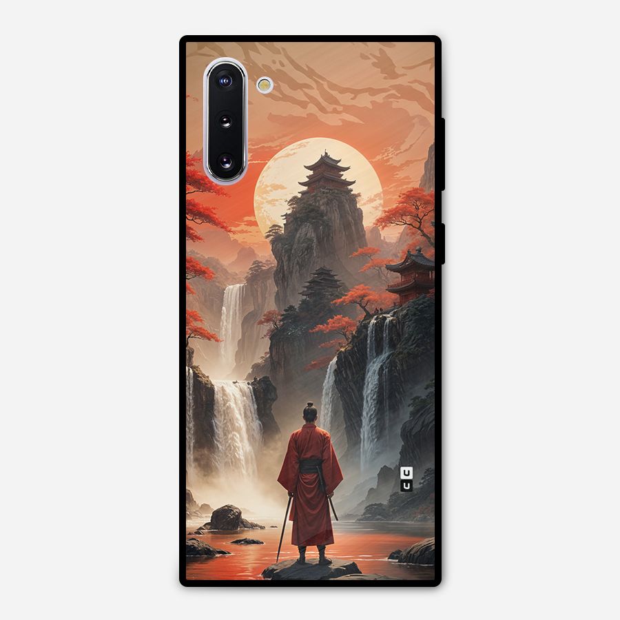 Ancient Waterfall Metal Back Case for Galaxy Note 10