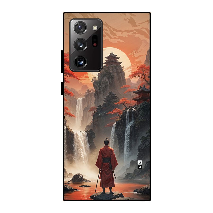 Ancient Waterfall Metal Back Case for Galaxy Note 20 Ultra 5G