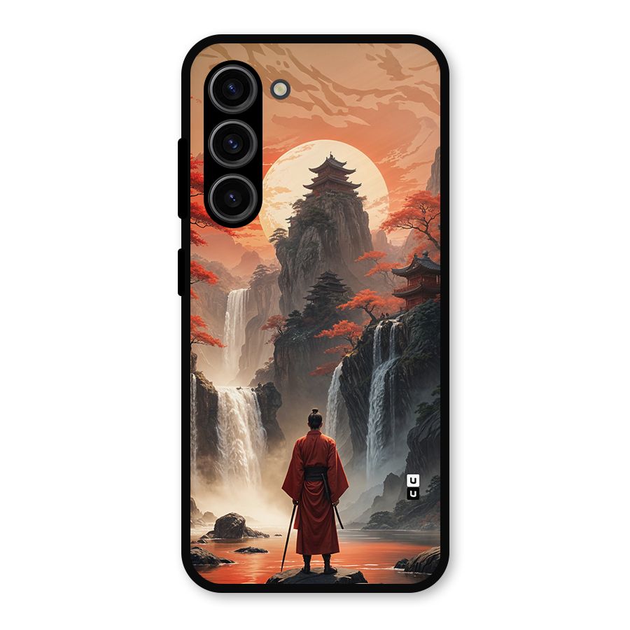 Ancient Waterfall Metal Back Case for Galaxy S23