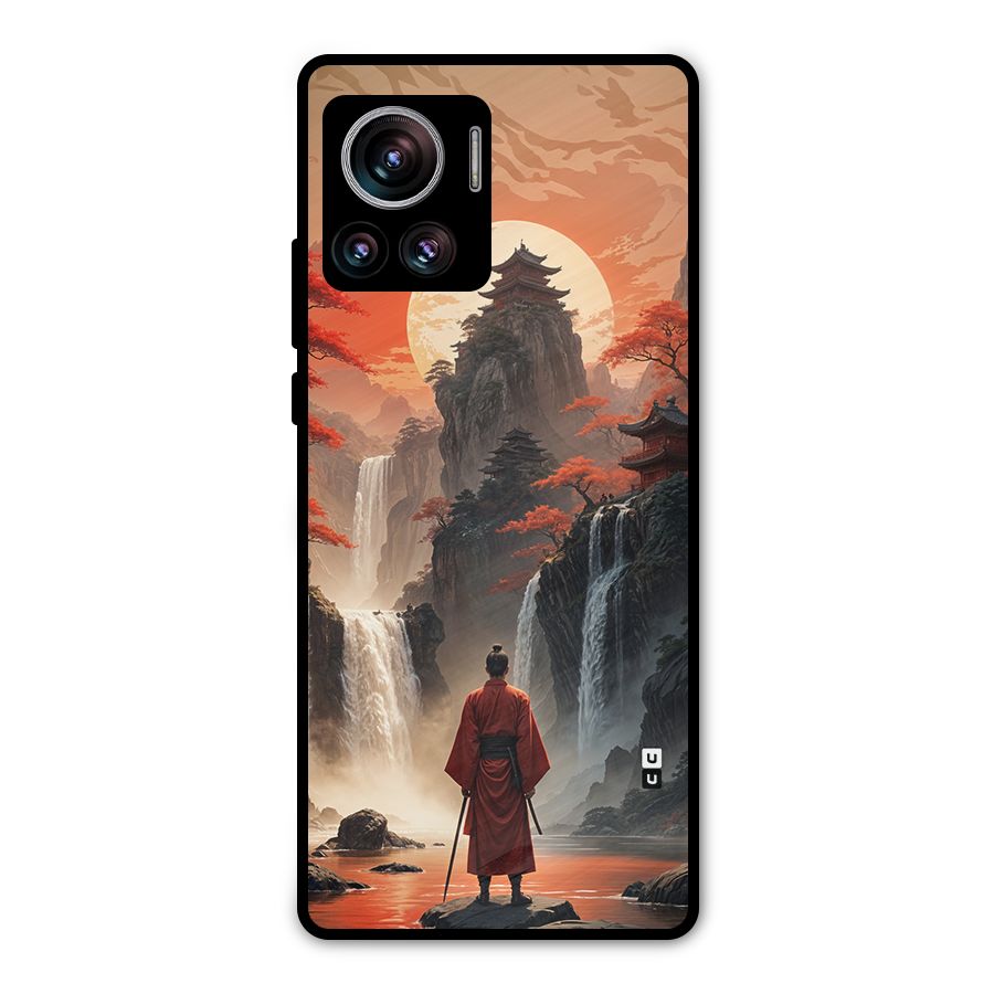 Ancient Waterfall Metal Back Case for Motorola Edge 30 Ultra