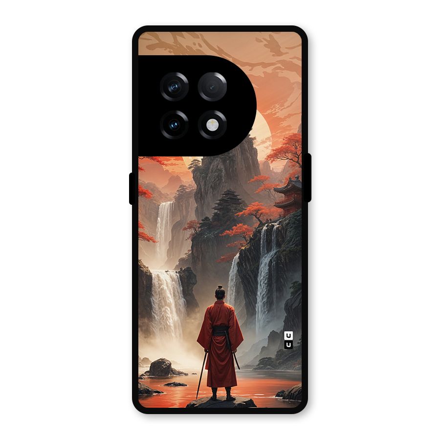 Ancient Waterfall Metal Back Case for OnePlus 11R