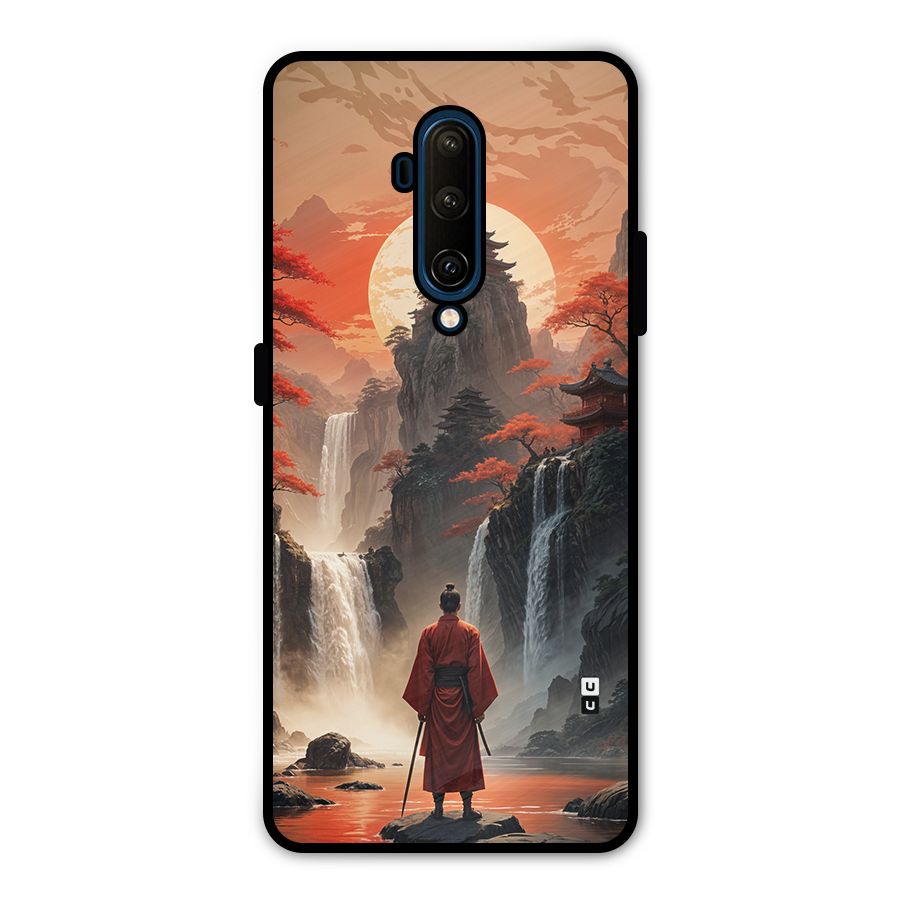 Ancient Waterfall Metal Back Case for OnePlus 7T Pro