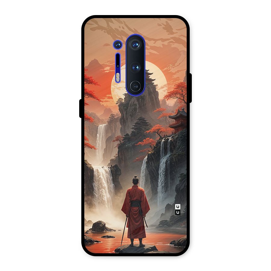 Ancient Waterfall Metal Back Case for OnePlus 8 Pro