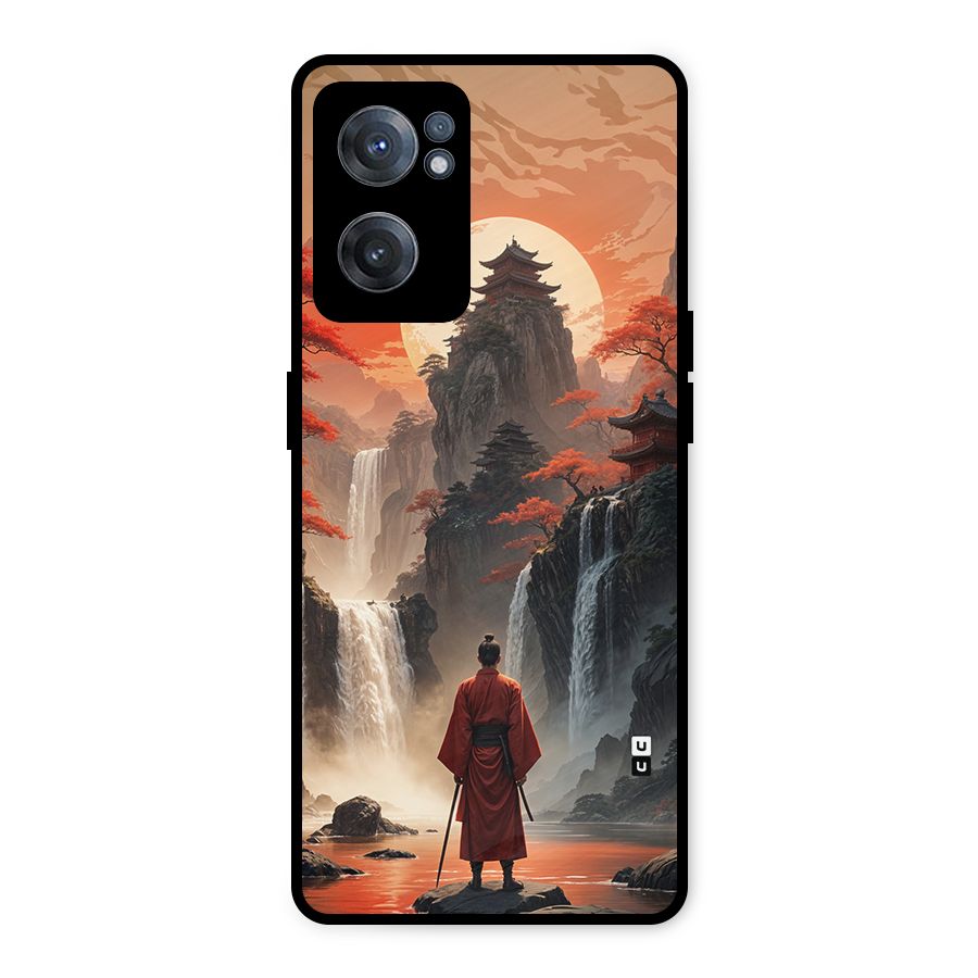 Ancient Waterfall Metal Back Case for OnePlus Nord CE 2 5G