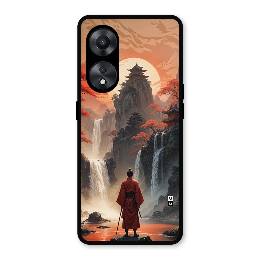 Ancient Waterfall Metal Back Case for Oppo A78
