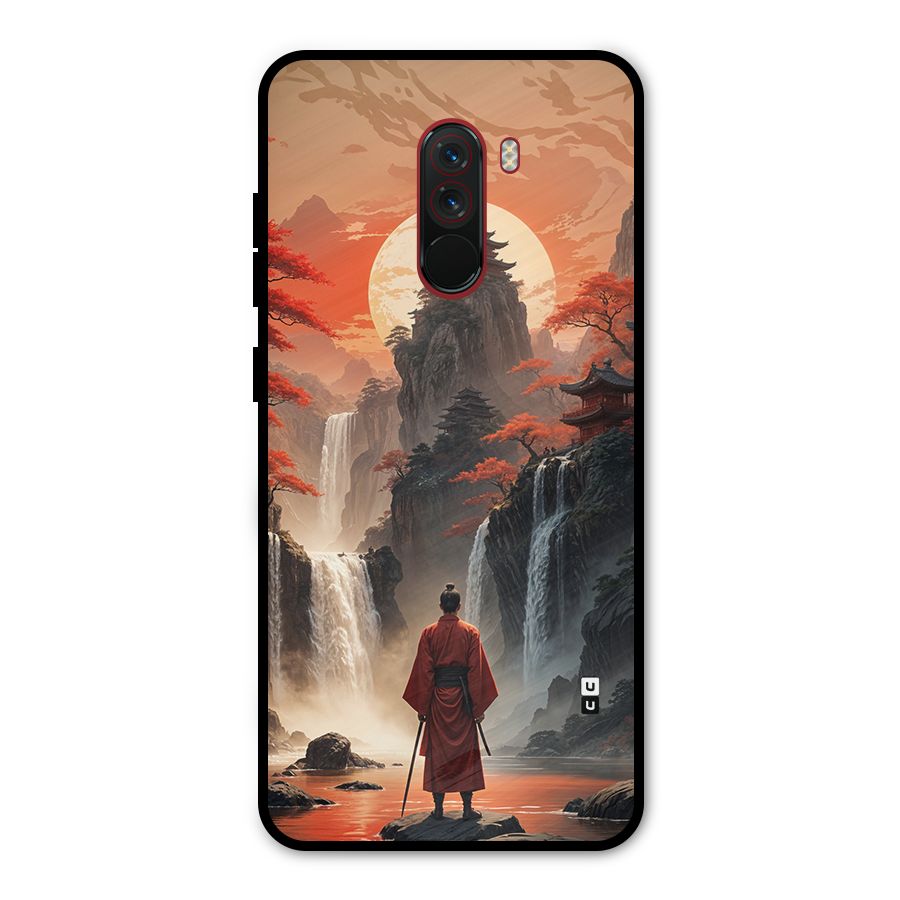 Ancient Waterfall Metal Back Case for Poco F1