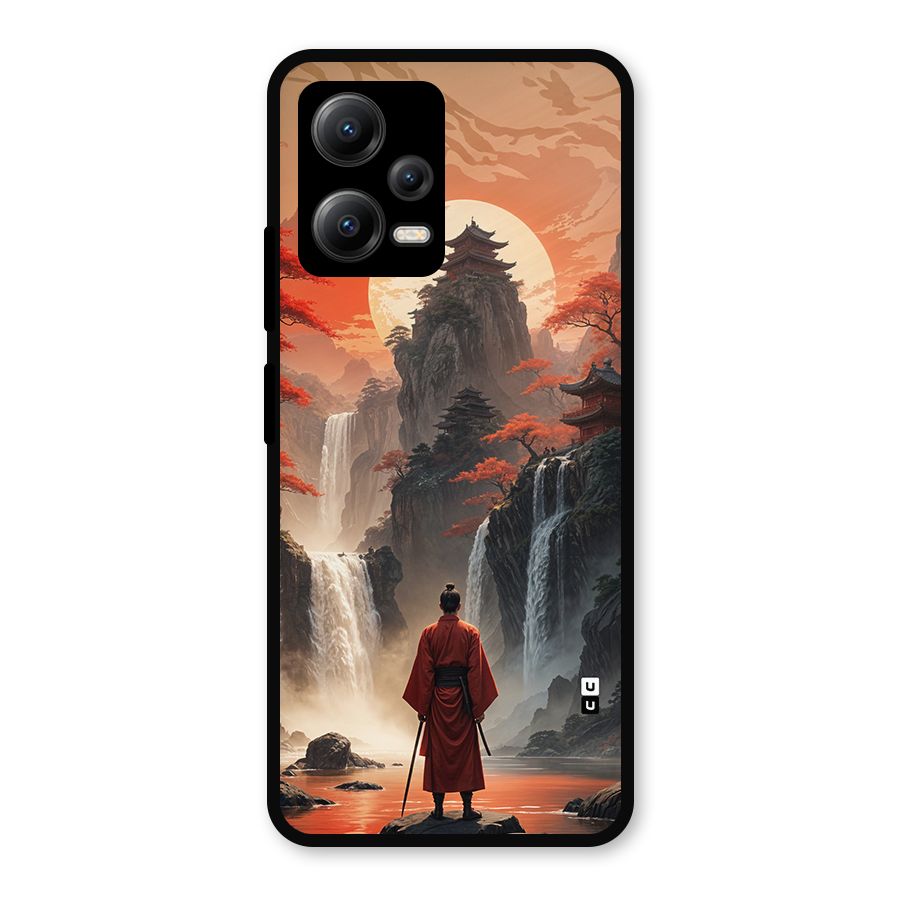 Ancient Waterfall Metal Back Case for Poco X5