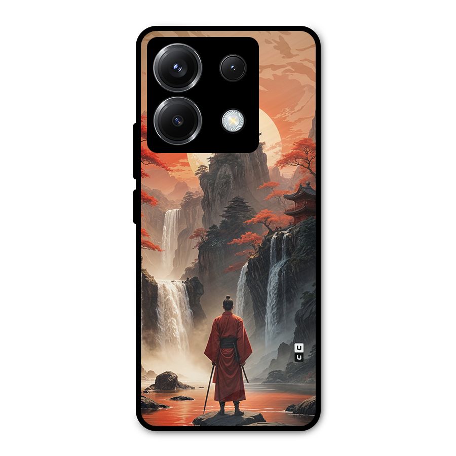 Ancient Waterfall Metal Back Case for Poco X6