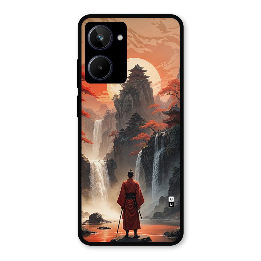 Ancient Waterfall Metal Back Case for Realme 10