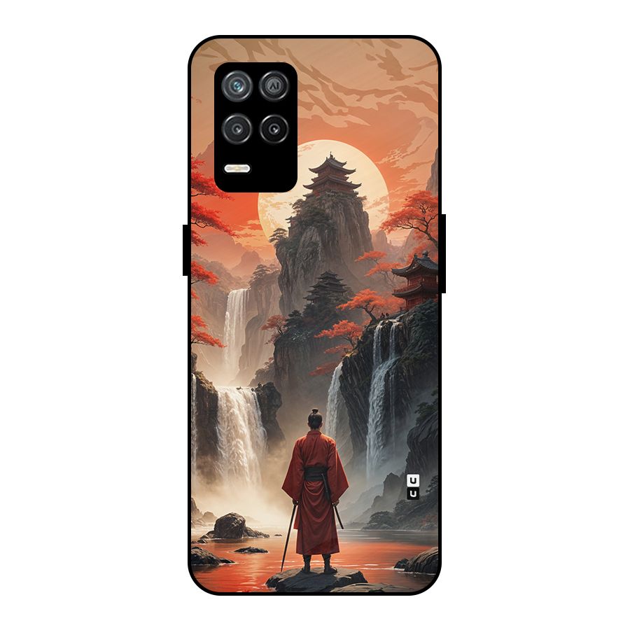 Ancient Waterfall Metal Back Case for Realme 8 5G