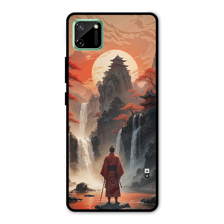 Ancient Waterfall Metal Back Case for Realme C11