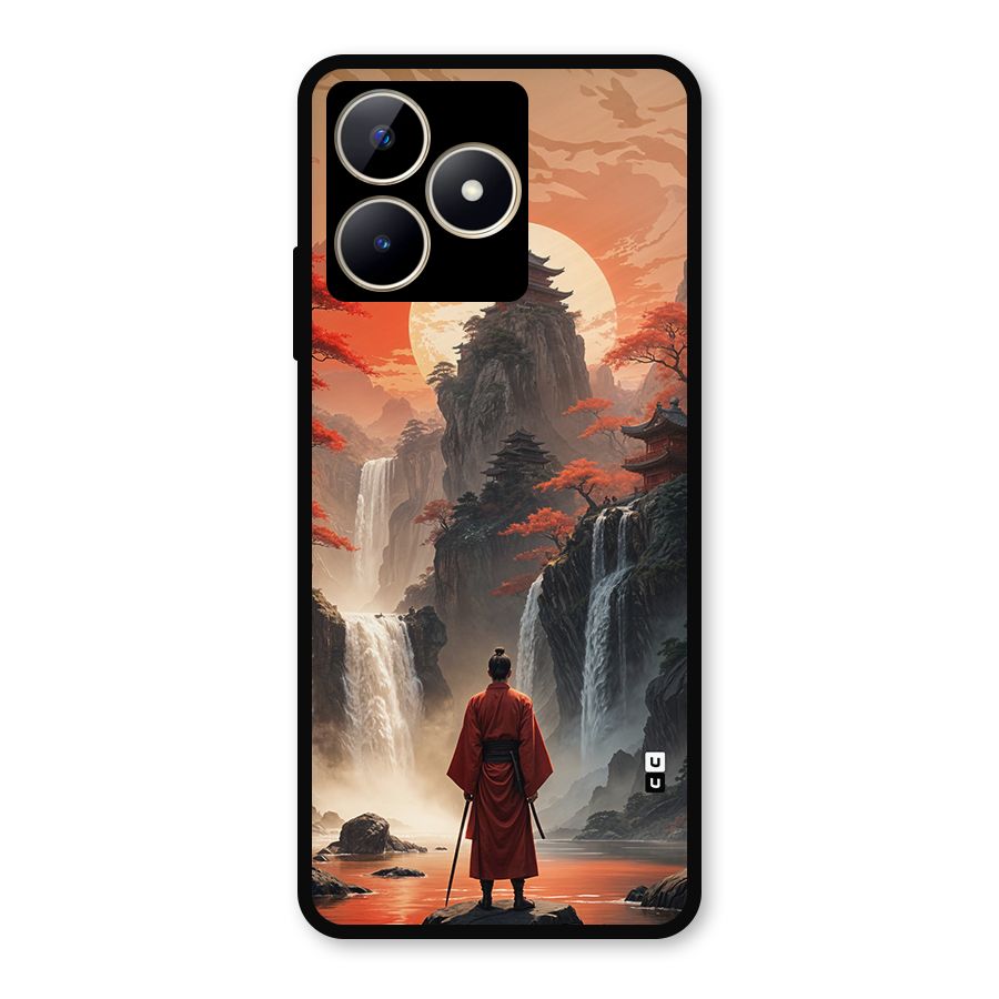 Ancient Waterfall Metal Back Case for Realme C53