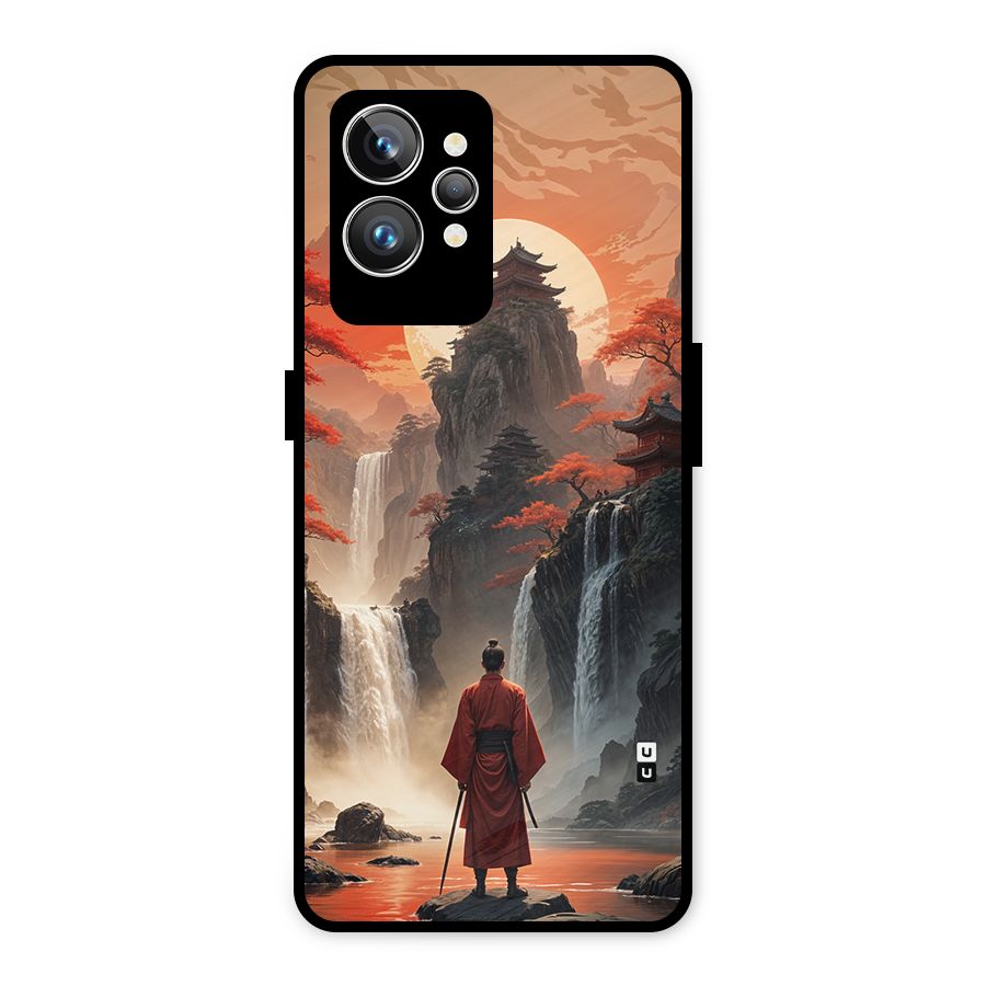 Ancient Waterfall Metal Back Case for Realme GT2 Pro