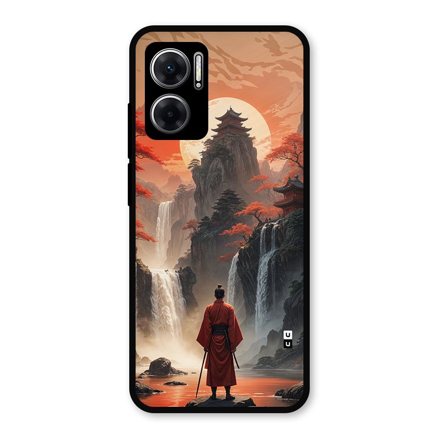 Ancient Waterfall Metal Back Case for Redmi 11 Prime 5G