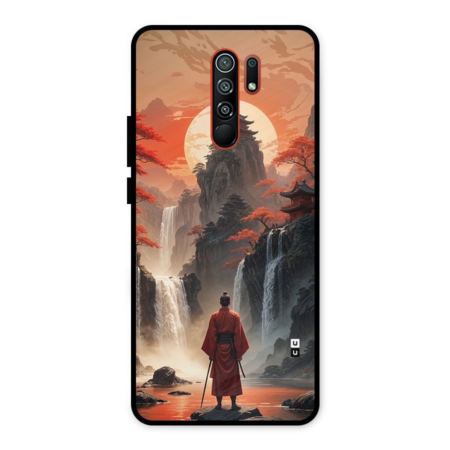 Ancient Waterfall Metal Back Case for Redmi 9 Prime