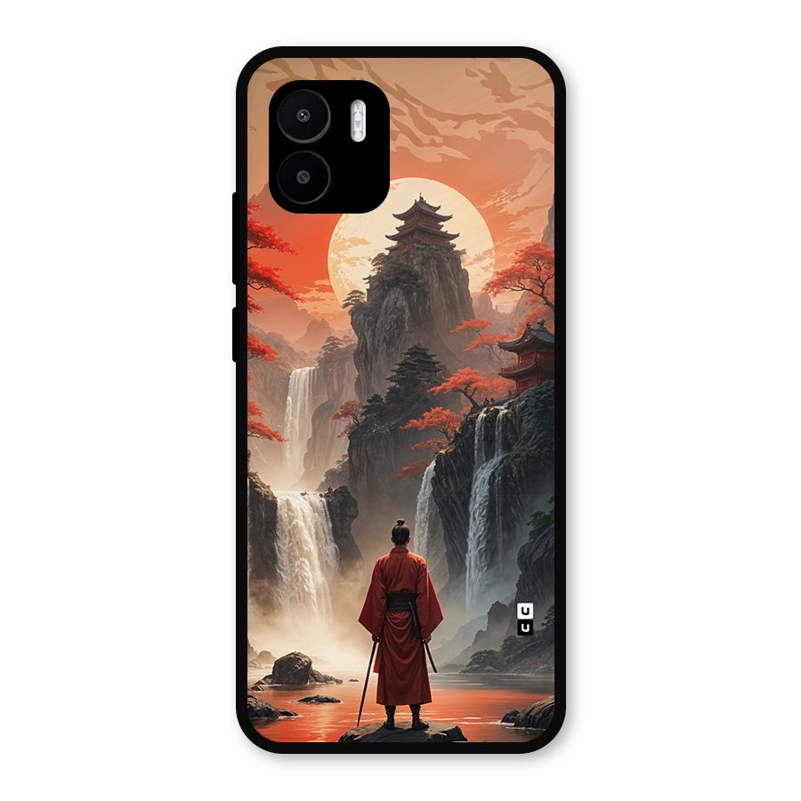 Ancient Waterfall Metal Back Case for Redmi A2