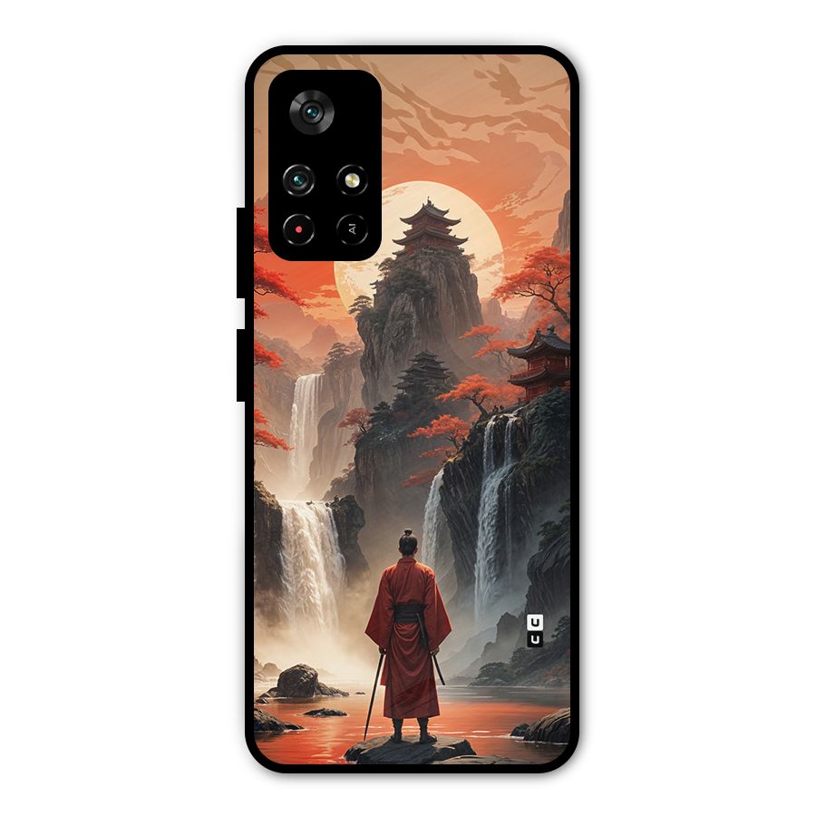Ancient Waterfall Metal Back Case for Redmi Note 11T 5G