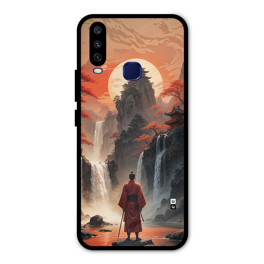 Ancient Waterfall Metal Back Case for Vivo U10