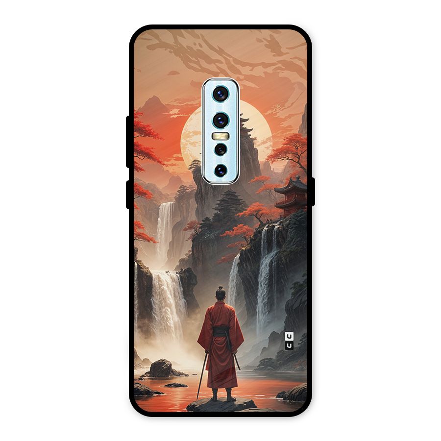 Ancient Waterfall Metal Back Case for Vivo V17 Pro