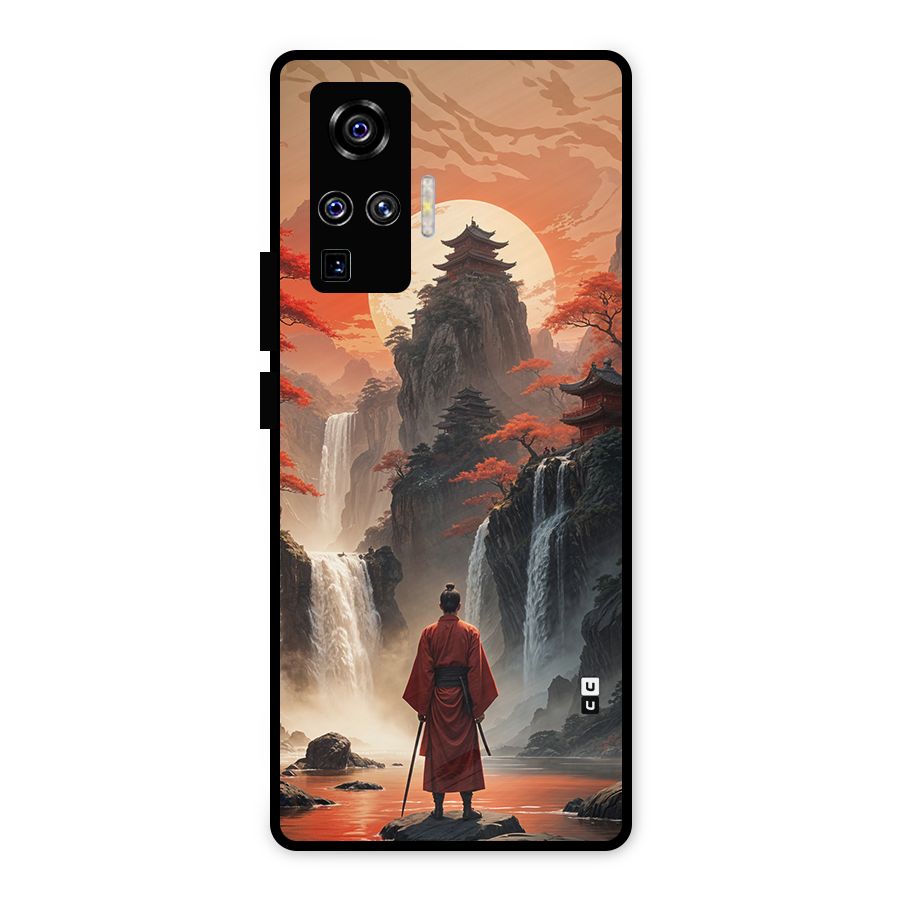 Ancient Waterfall Metal Back Case for Vivo X50 Pro