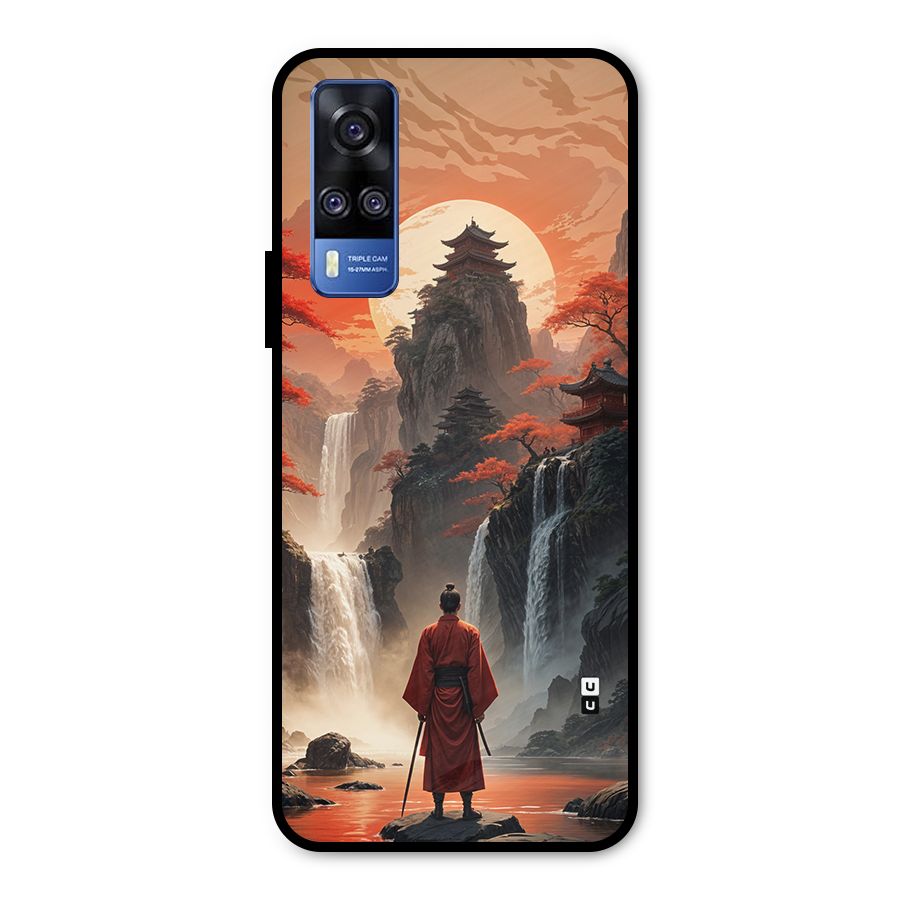 Ancient Waterfall Metal Back Case for Vivo Y31