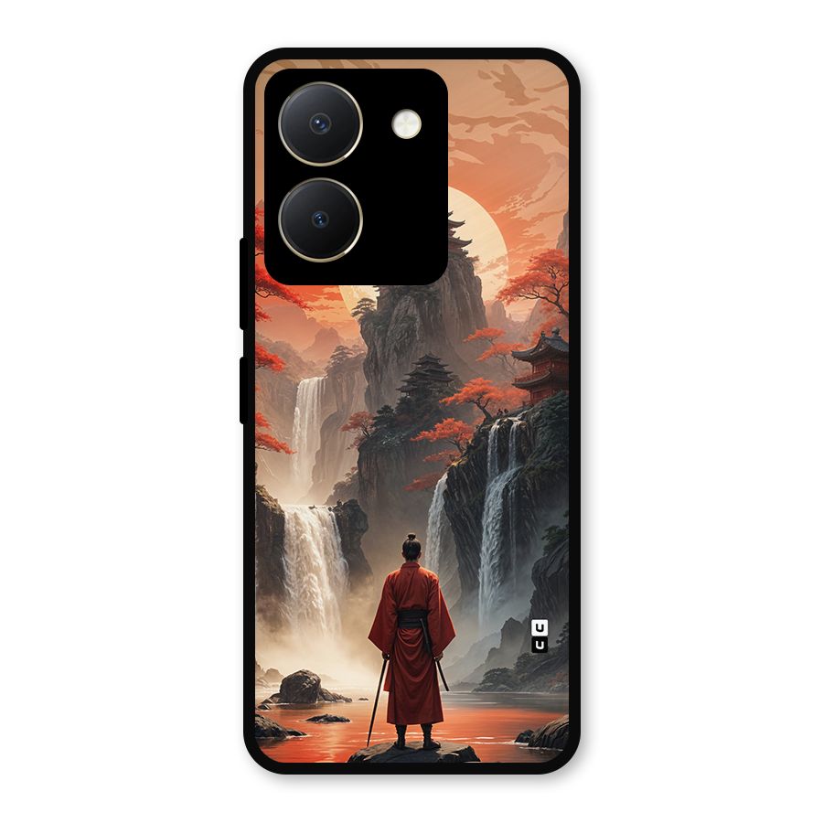 Ancient Waterfall Metal Back Case for Vivo Y36