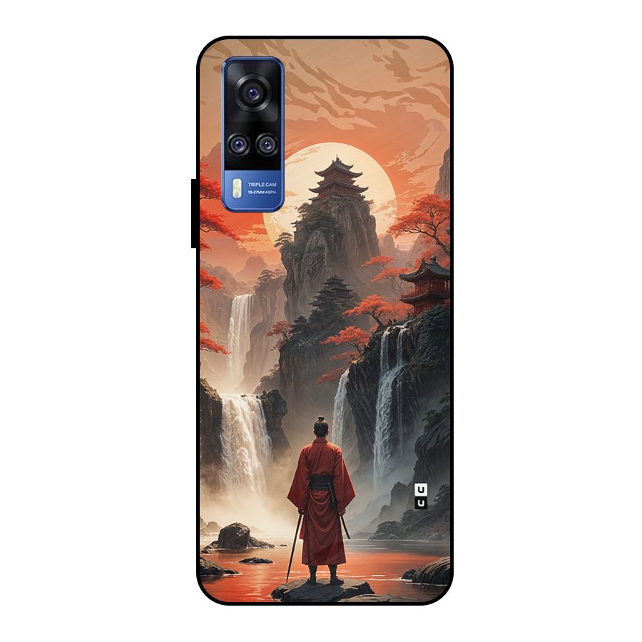 Ancient Waterfall Metal Back Case for Vivo Y51