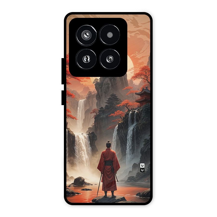 Ancient Waterfall Metal Back Case for Xiaomi 14 Pro