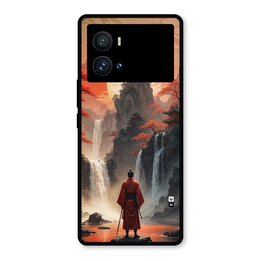 Ancient Waterfall Metal Back Case for iQOO 9 Pro
