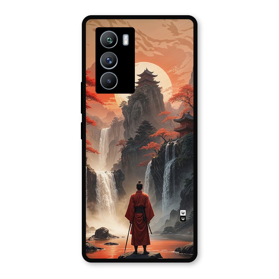 Ancient Waterfall Metal Back Case for iQOO 9 SE