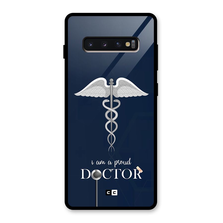 Angel Doctor Glass Back Case for Galaxy S10 Plus