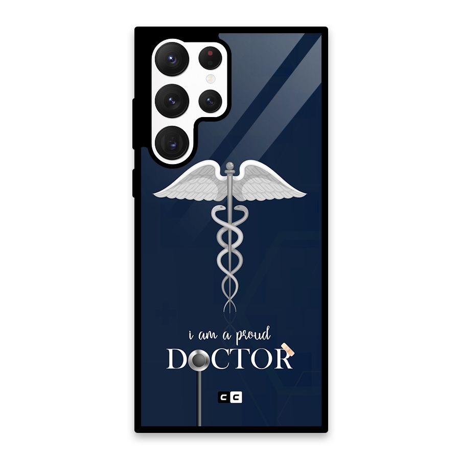 Angel Doctor Glass Back Case for Galaxy S22 Ultra 5G