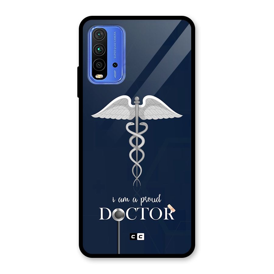 Angel Doctor Glass Back Case for Redmi 9 Power