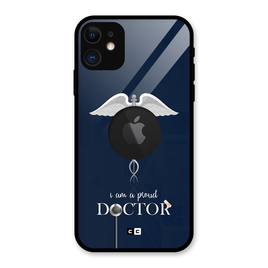 Angel Doctor Glass Back Case for iPhone 11 Logo Cut