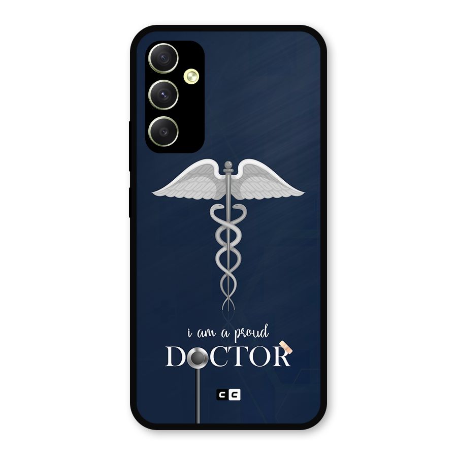 Angel Doctor Metal Back Case for Galaxy A34