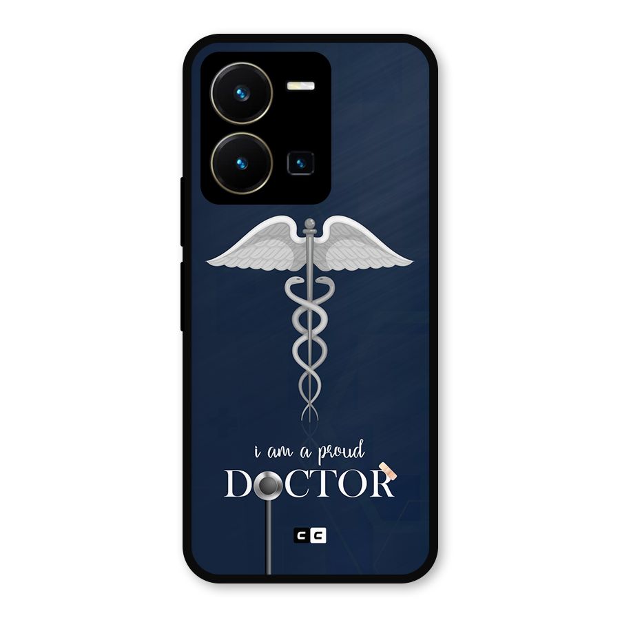 Angel Doctor Metal Back Case for Vivo Y35