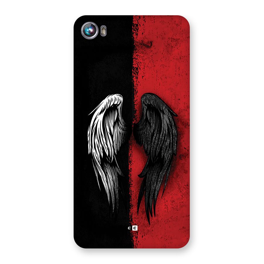Angle Demon Wings Back Case for Canvas Fire 4 (A107)