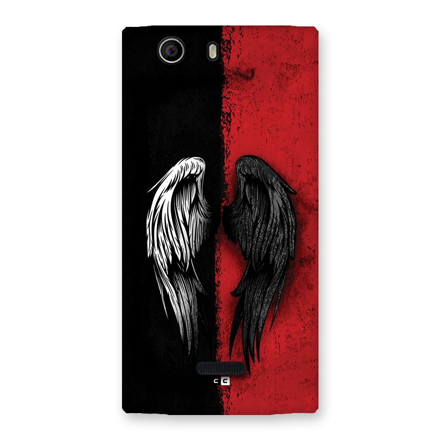 Angle Demon Wings Back Case for Canvas Nitro 2 E311