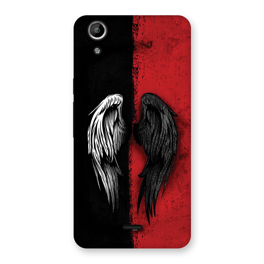 Angle Demon Wings Back Case for Canvas Selfie Lens Q345