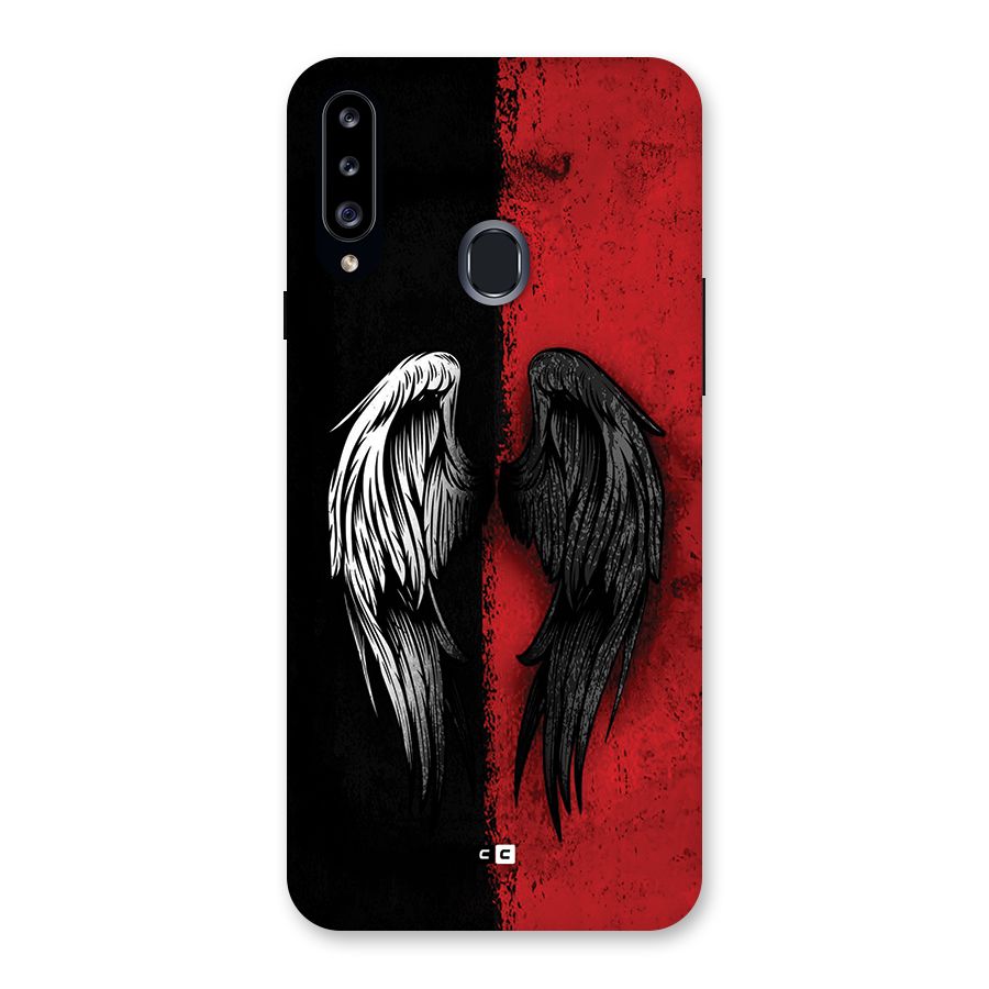 Angle Demon Wings Back Case for Galaxy A20s