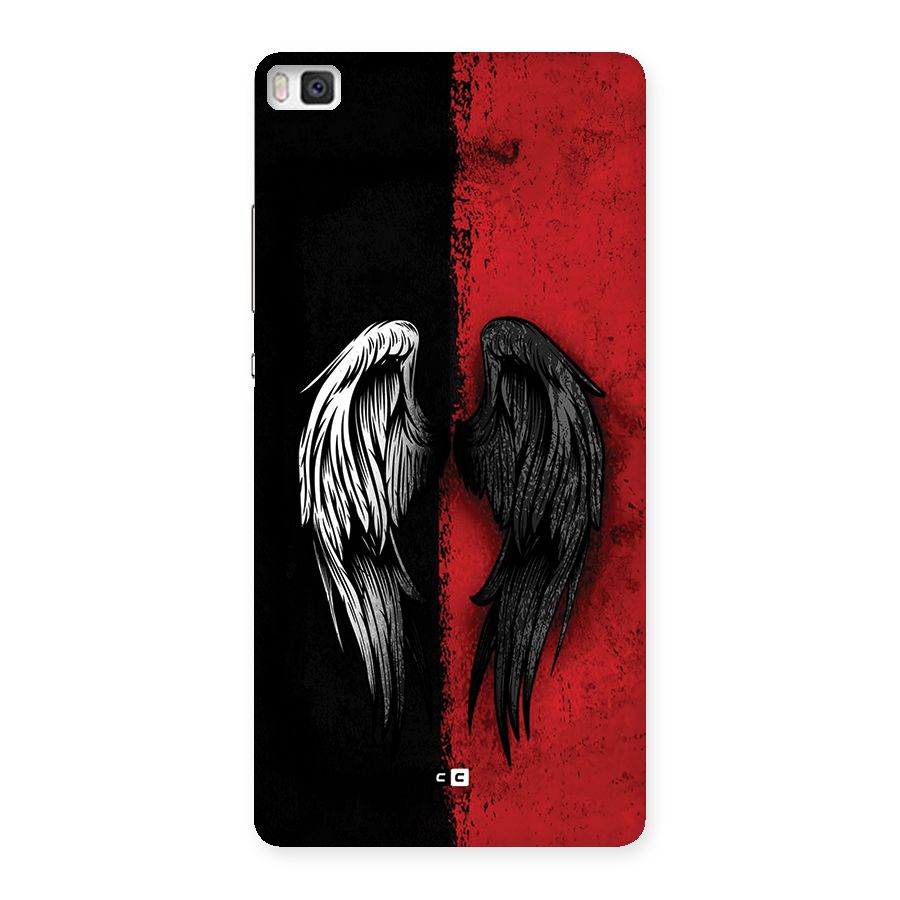 Angle Demon Wings Back Case for Huawei P8