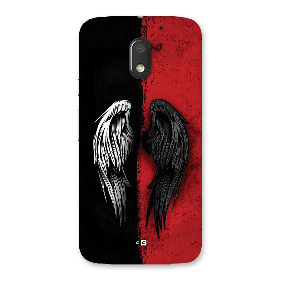 Angle Demon Wings Back Case for Moto E3 Power