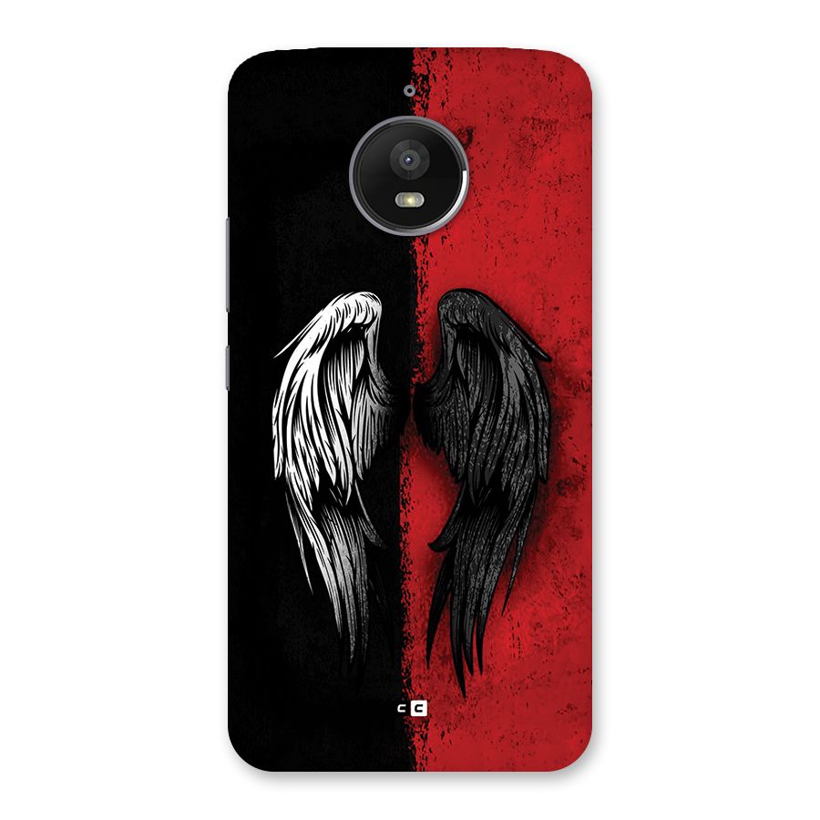 Angle Demon Wings Back Case for Moto E4 Plus