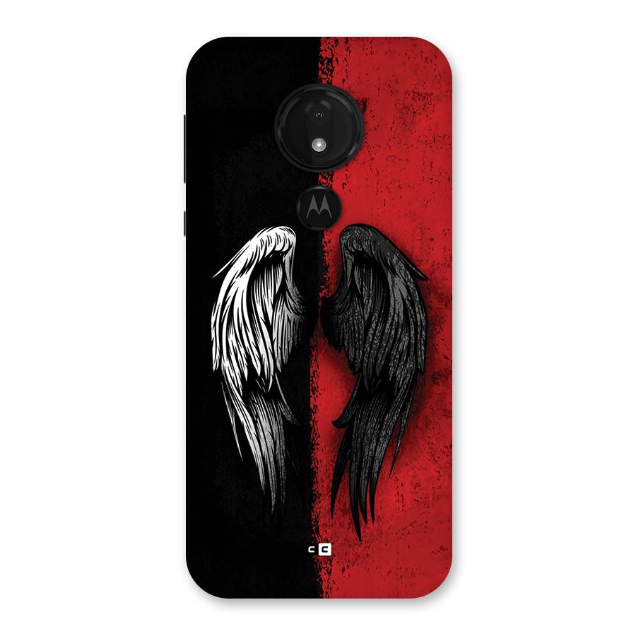 Angle Demon Wings Back Case for Moto G7 Power