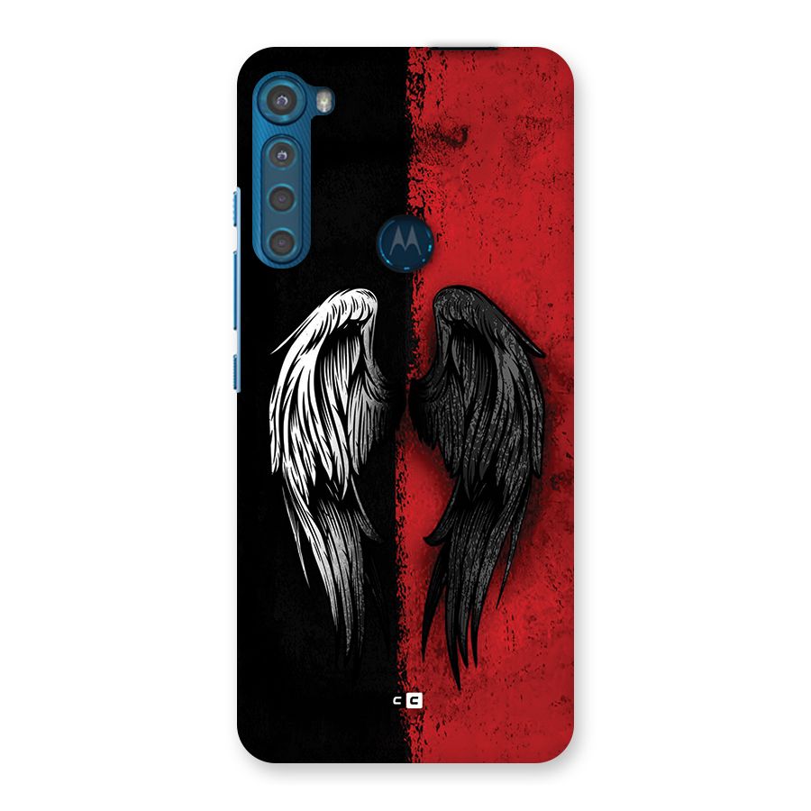 Angle Demon Wings Back Case for Motorola One Fusion Plus